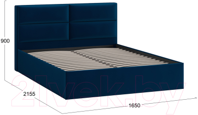 Каркас кровати ТриЯ Глосс Универсальный тип 1 160x200