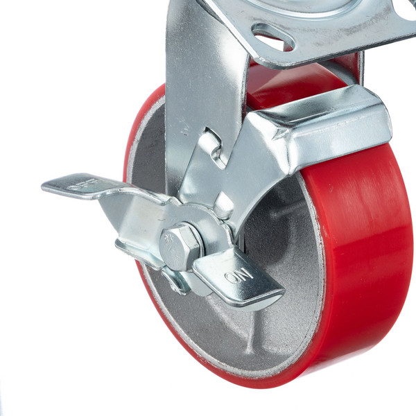 Опора колесная для тележки складской Стелла-техник 29150CPUB1