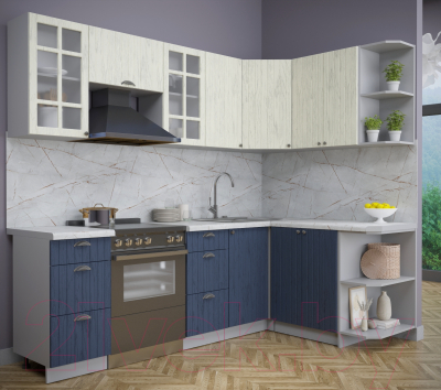 Готовая кухня Интерлиния Берес 1.5x2.4 правая