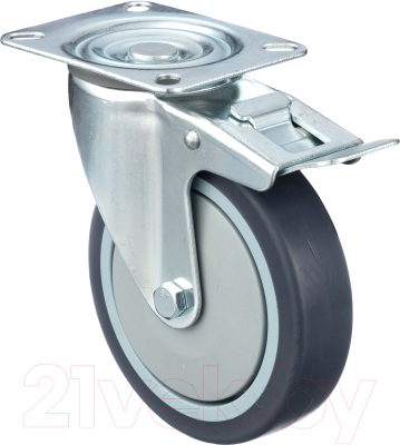 Опора колесная для тележки складской Стелла-техник N48125TPRB - фото