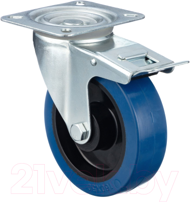 Опора колесная для тележки складской Стелла-техник N48160RBLB