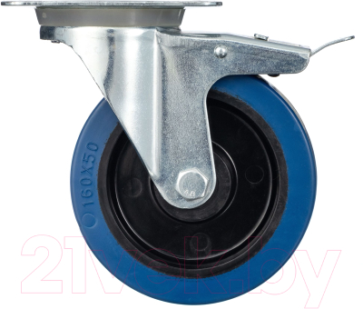 Опора колесная для тележки складской Стелла-техник N48160RBLB