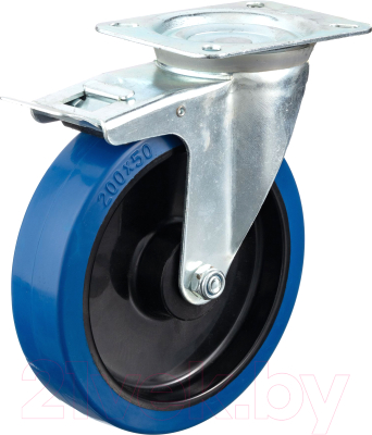 Опора колесная для тележки складской Стелла-техник N48200RBLB - фото