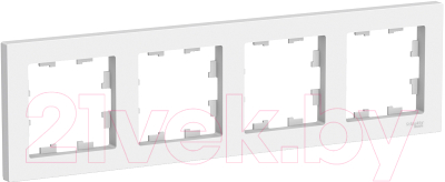 Рамка для выключателей и розеток Systeme (Schneider) Electric AtlasDesign ATN000104 - фото