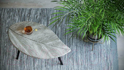 Журнальный столик Калифорния мебель Берли 12мм (дуб графит)