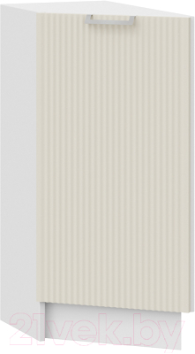 Шкаф-стол кухонный ТриЯ Кимберли 1Н3Т (белый/крем) - фото