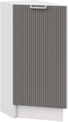 Шкаф-стол кухонный ТриЯ Кимберли 1Н3Т (белый/муссон) - фото