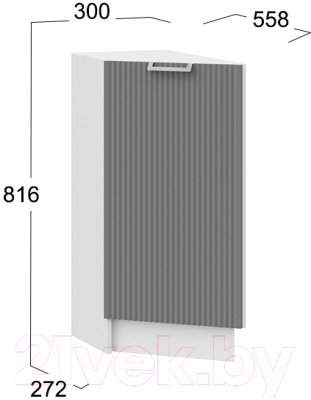 Шкаф-стол кухонный ТриЯ Кимберли 1Н3Т