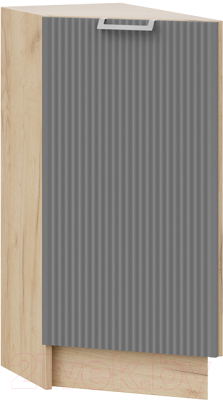 Шкаф-стол кухонный ТриЯ Кимберли 1Н3Т (дуб крафт золотой/титан) - фото