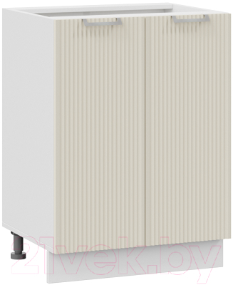 Шкаф-стол кухонный ТриЯ Кимберли 1Н6 (белый/крем) - фото