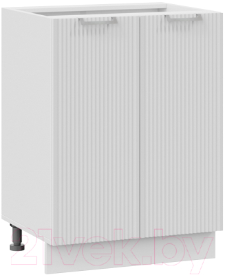 Шкаф-стол кухонный ТриЯ Кимберли 1Н6 (белый/сноу) - фото