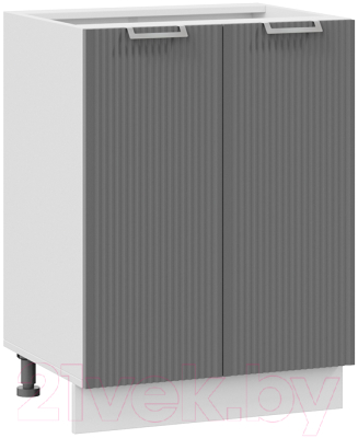 Шкаф-стол кухонный ТриЯ Кимберли 1Н6 (белый/титан) - фото