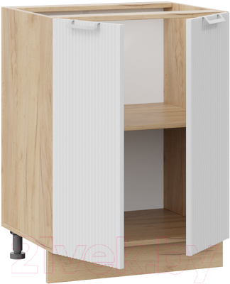 Шкаф-стол кухонный ТриЯ Кимберли 1Н6 (дуб крафт золотой/сноу)