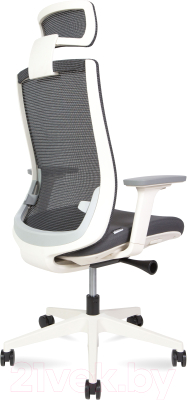 Кресло офисное Norden Ruby / CH-312A-W-GG (белый/серый/серый)
