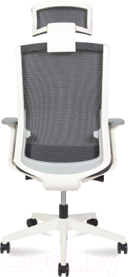 Кресло офисное Norden Ruby / CH-312A-W-GG (белый/серый/серый)