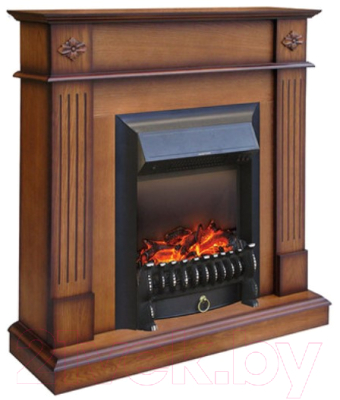 Каминокомплект Смолком Brighton + Fobos-s Lux BL LT (дуб антик)