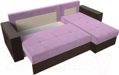 Диван угловой Лига Диванов Дубай лайт правый / 114176