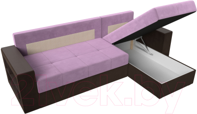 Диван угловой Лига Диванов Дубай лайт правый / 114176