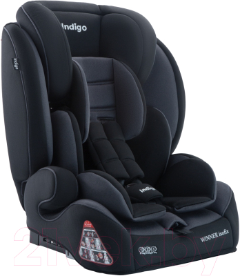 Автокресло INDIGO Winner Isofix / YB706B (черный/серый) - фото