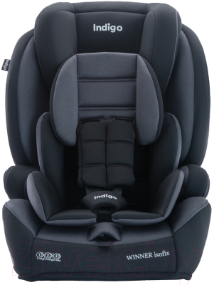 Автокресло INDIGO Winner Isofix / YB706B (черный/серый)