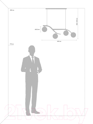 Люстра Freya FR8014PL-04BS