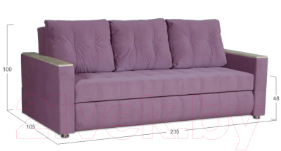 Диван Асмана Камертон Декор 2.0 (Oskar Lilly)