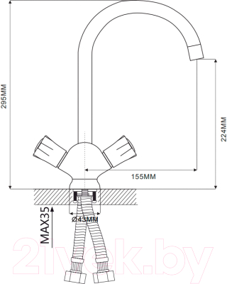 Смеситель Ekko E42091
