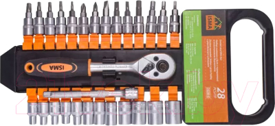 Набор головок слесарных ISMA 2028-5 - фото