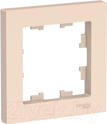 Рамка для выключателей и розеток Systeme (Schneider) Electric AtlasDesign ATN000201 - фото