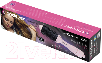 Фен-щетка Endever Aurora-498