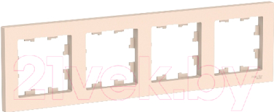 Рамка для выключателей и розеток Systeme (Schneider) Electric AtlasDesign ATN000204 - фото