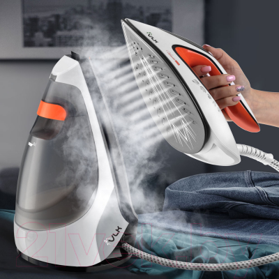 Утюг с парогенератором VLK Vesuvio 5500 (белый/черный/оранжевый)