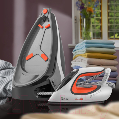 Утюг с парогенератором VLK Vesuvio 5500 (белый/черный/оранжевый)