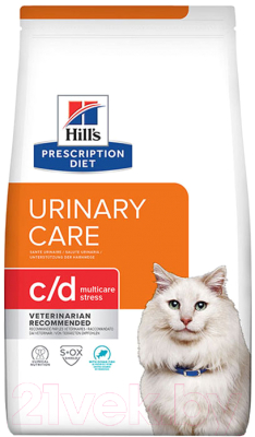 Сухой корм для кошек Hill's Prescription Diet c/d Multicare Urinary Stress Fish - фото