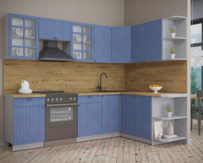 Готовая кухня Интерлиния Берес 1.7x2.6 правая