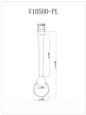 Потолочный светильник Moderli Store / V10500-PL
