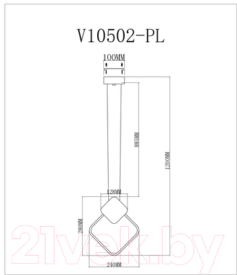 Потолочный светильник Moderli Store / V10502-PL
