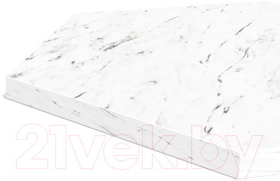 Журнальный столик Sheffilton SHT-TU49/TT20 60 ЛДСП (черный муар/мрамор карра белый)