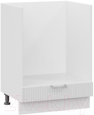 Шкаф под духовку ТриЯ Кимберли 1Н6Б (белый/сноу) - фото