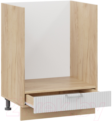 Шкаф под духовку ТриЯ Кимберли 1Н6Б (дуб крафт золотой/сноу)