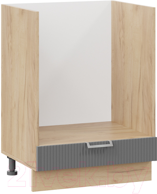 Шкаф под духовку ТриЯ Кимберли 1Н6Б (дуб крафт золотой/титан) - фото