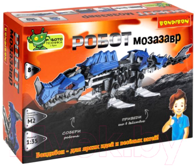 Конструктор электромеханический Bondibon Робототехника Мозозавр / ВВ5507 - фото