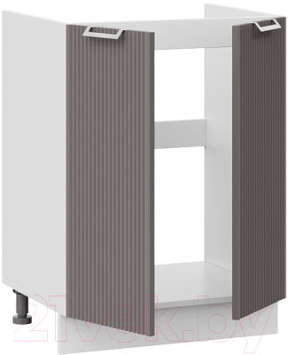 Шкаф под мойку ТриЯ Кимберли 1Н6М (белый/муссон)