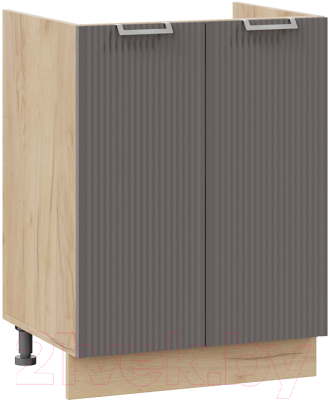 Шкаф под мойку ТриЯ Кимберли 1Н6М (дуб крафт золотой/муссон) - фото