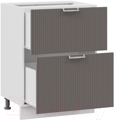 Шкаф-стол кухонный ТриЯ Кимберли 1Н6Я2 (белый/муссон)