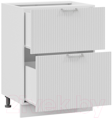 Шкаф-стол кухонный ТриЯ Кимберли 1Н6Я2 (белый/сноу)
