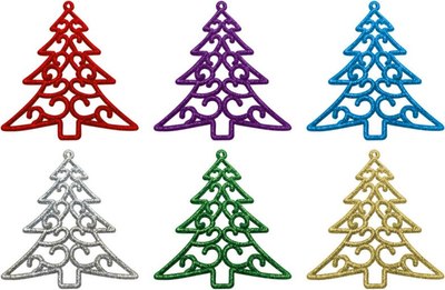 Набор елочных игрушек Волшебная страна Елочки / 007697 - фото