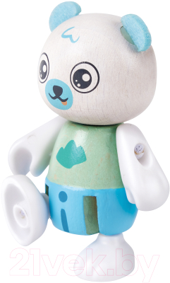 Набор фигурок игровых Hape Семья белых медведей / E3529_HP