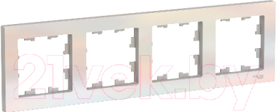 Рамка для выключателей и розеток Systeme (Schneider) Electric AtlasDesign ATN000404 - фото