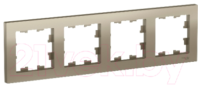 Рамка для выключателей и розеток Systeme (Schneider) Electric AtlasDesign ATN000504 - фото